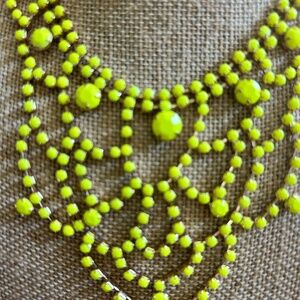 Vintage Yellow Lucite necklace